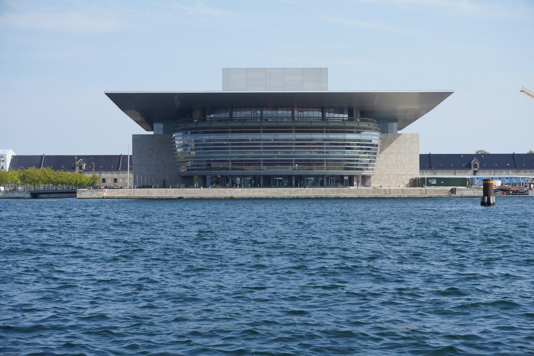 Copenhagen Opera House overlooking the harbour